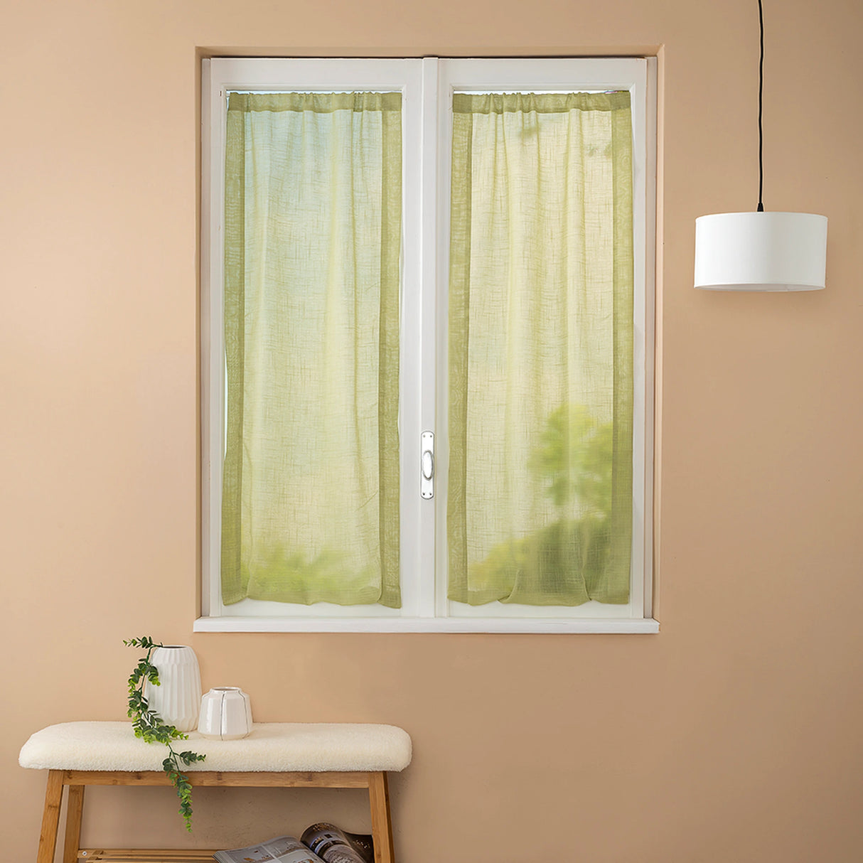 Coppia Tendine Regolabili Ivanka Maè 60x150 cm/60x230 cm - Via Roma 60