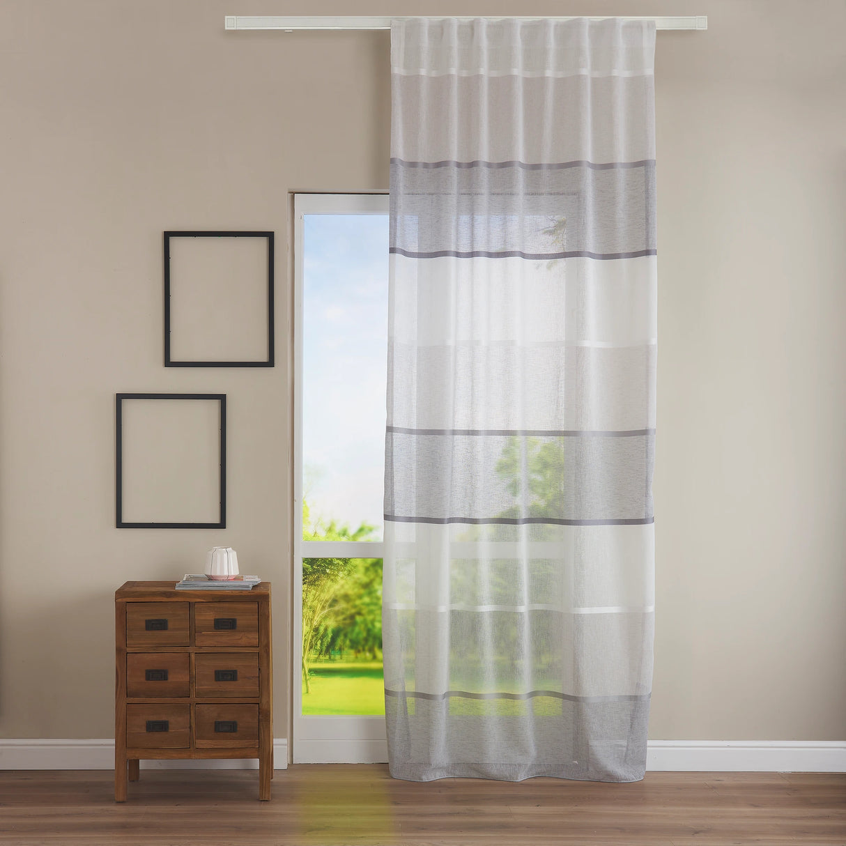 Pannello Tenda con Fascia Copri Bastone Josephine Maè 145x290 cm - Via Roma 60