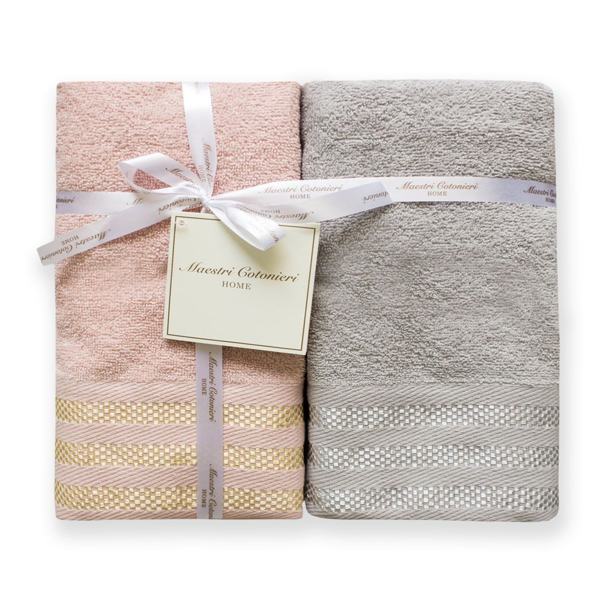 Set Asciugamani 2+2 AMELIE By Maestri Cotonieri