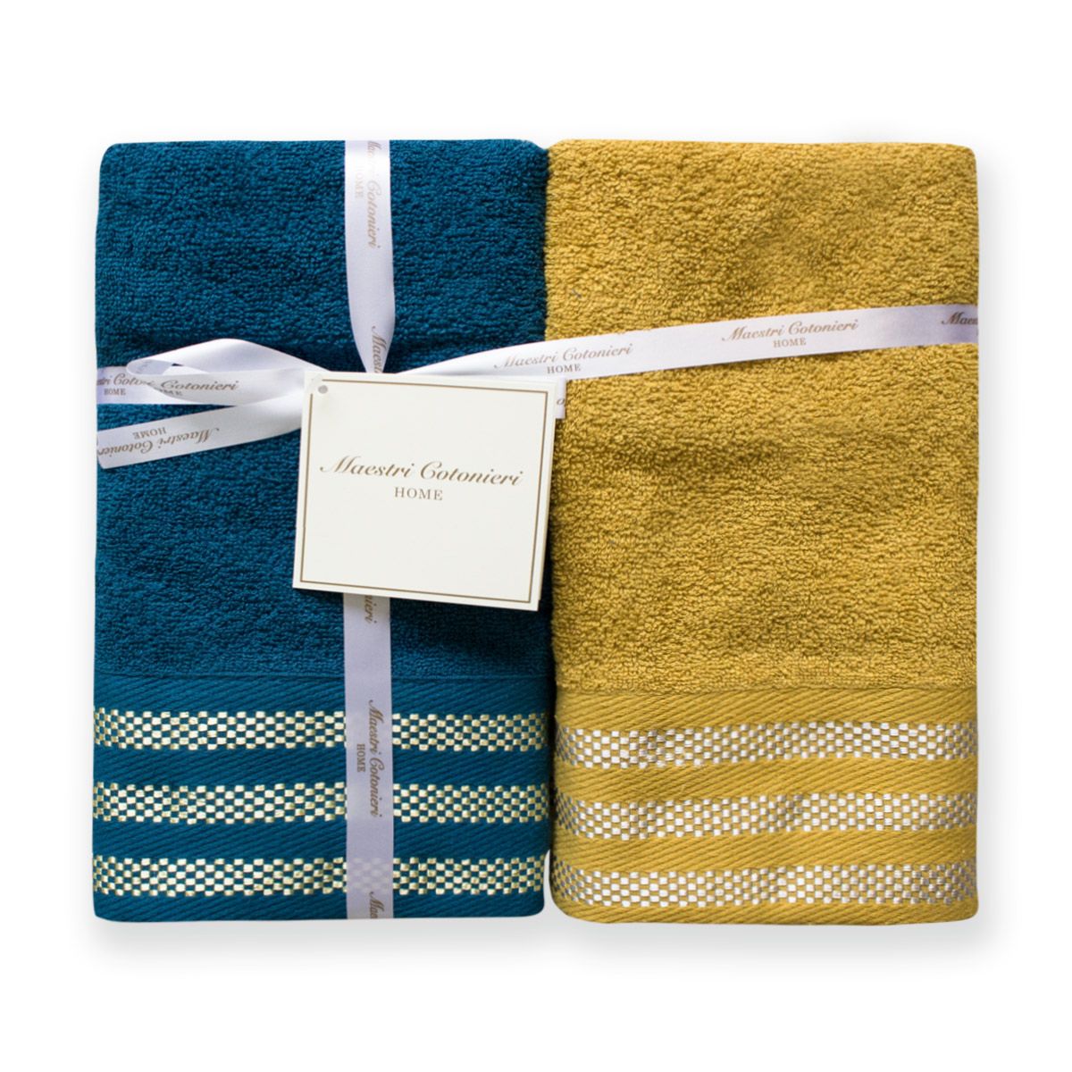 Set Asciugamani 2+2 AMELIE By Maestri Cotonieri