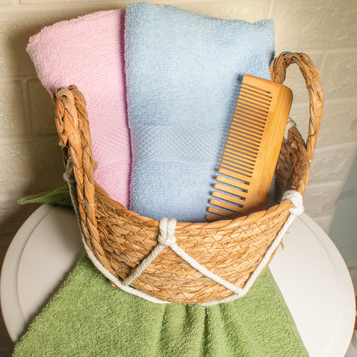 Set da 6 Ospiti Colorissima – Maestri Cotonieri Home (39x57 cm) – Colori Chiari, Medi, Scuri