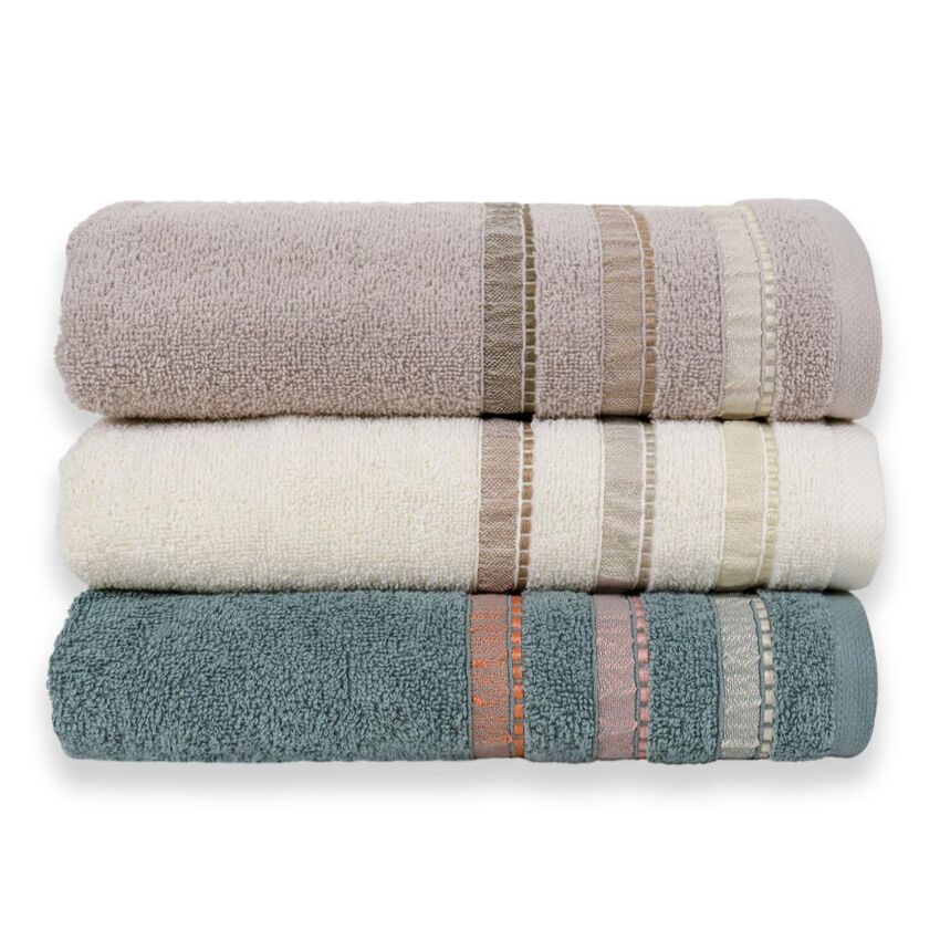 Set Asciugamani 3+3 DAHLIA By Maestri Cotonieri