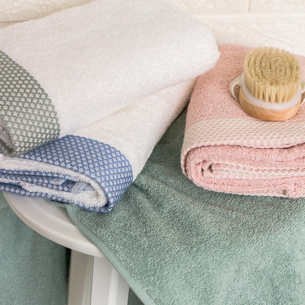 Set Asciugamani 2+2 ELISIR By Maestri Cotonieri