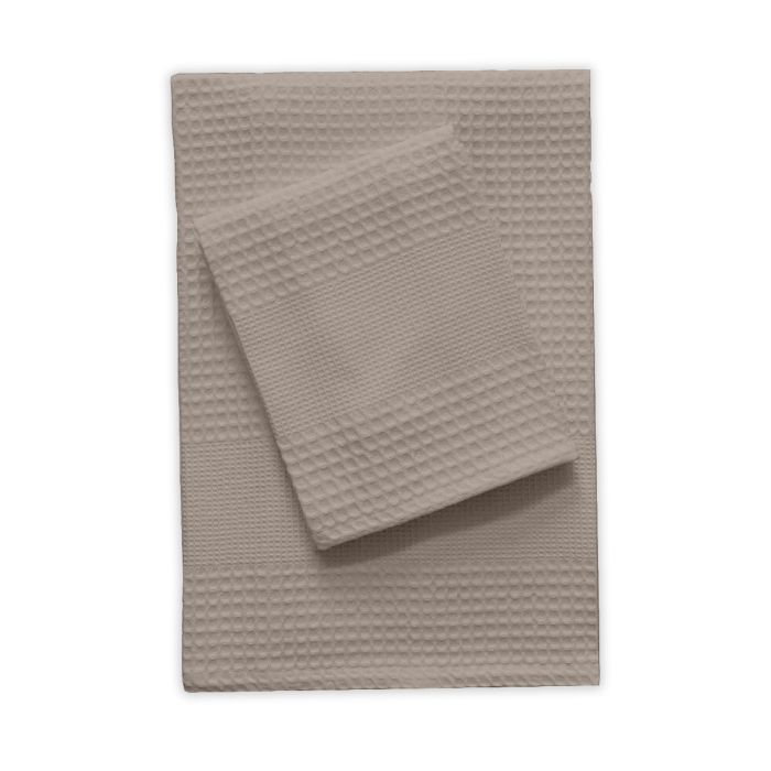 Set 1+1 Asciugamano e Ospite Nido D'Ape by Maestri Cotonieri