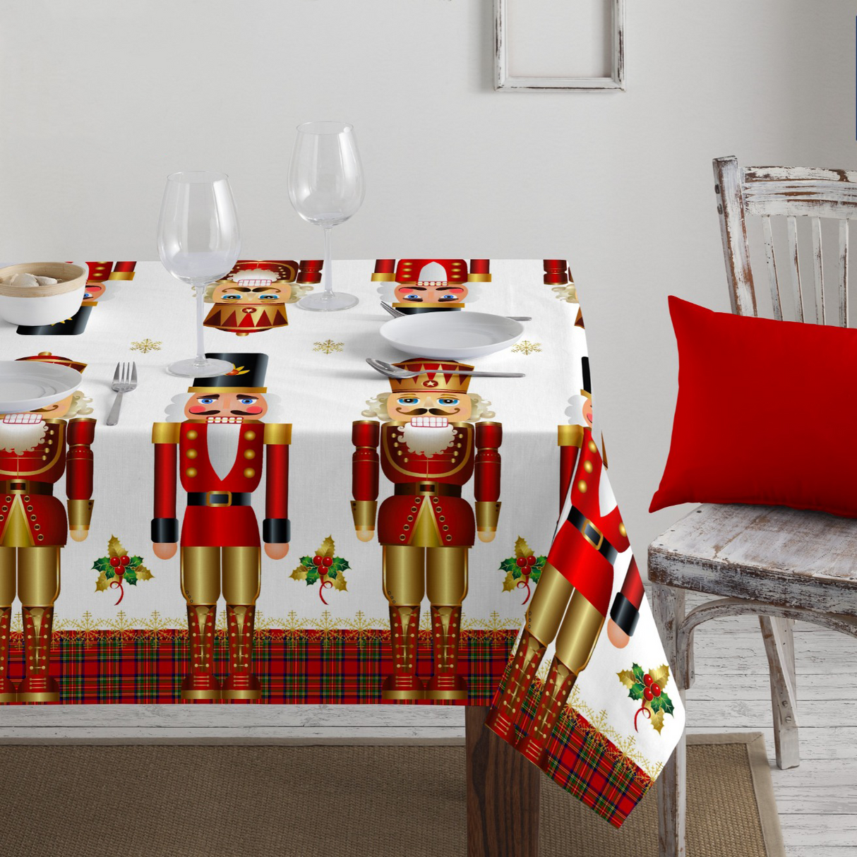 Tovaglia SCHIACCIANOCI GRANDI per 18 Posti - Kari