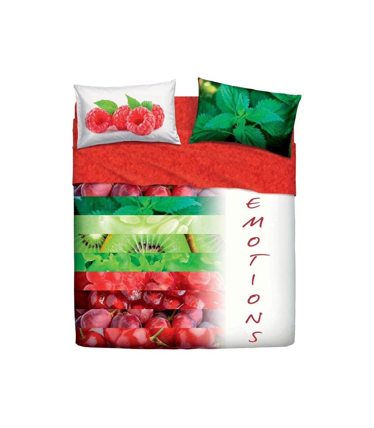 Completo Lenzuola Copriletto NOT ONLY FRUITS By Bassetti