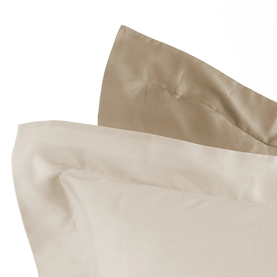 Completo Copripiumino Antibes Matrimoniale in Raso di Puro Cotone 200 TC – Via Roma 60