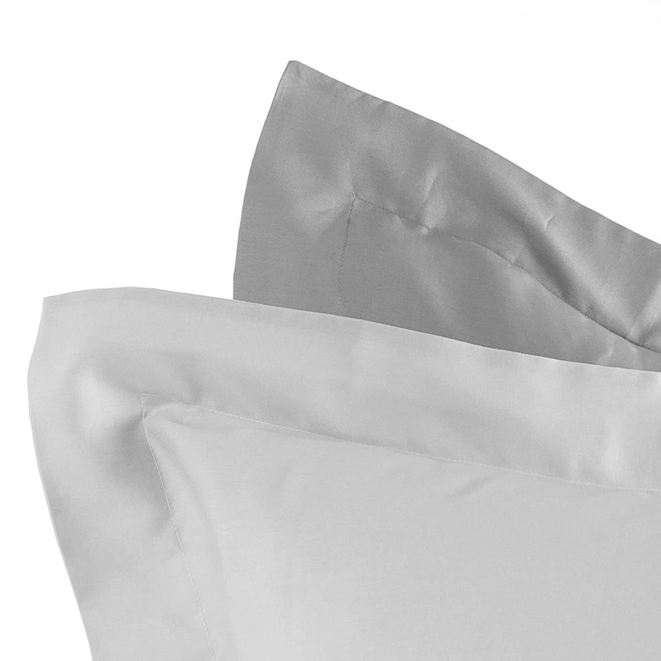 Completo Copripiumino Antibes Matrimoniale in Raso di Puro Cotone 200 TC – Via Roma 60