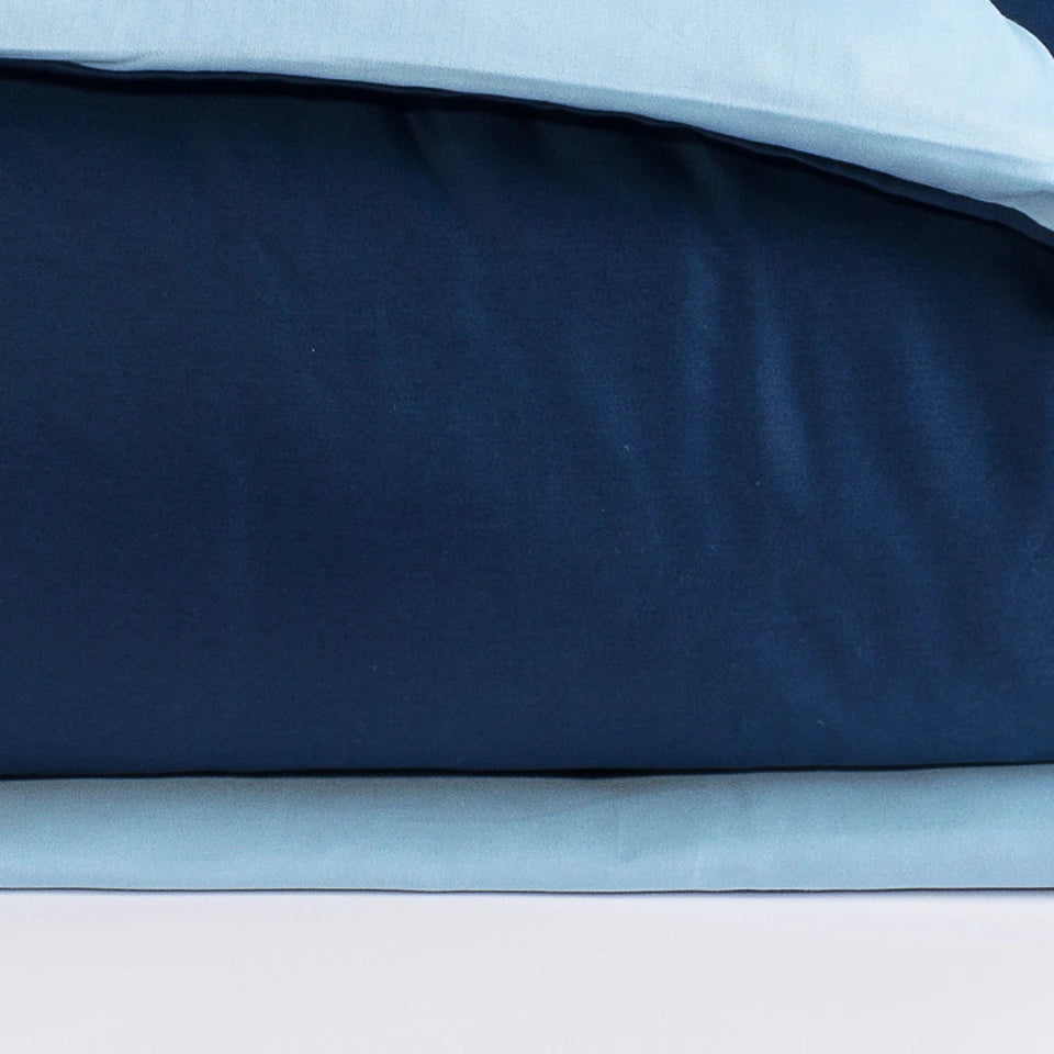 Completo Copripiumino Antibes Matrimoniale in Raso di Puro Cotone 200 TC – Via Roma 60