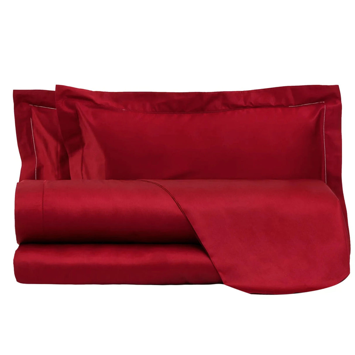 Completo Copripiumino Matrimoniale in Raso di Cotone Chantal – 200 Fili TC – Via Roma 60