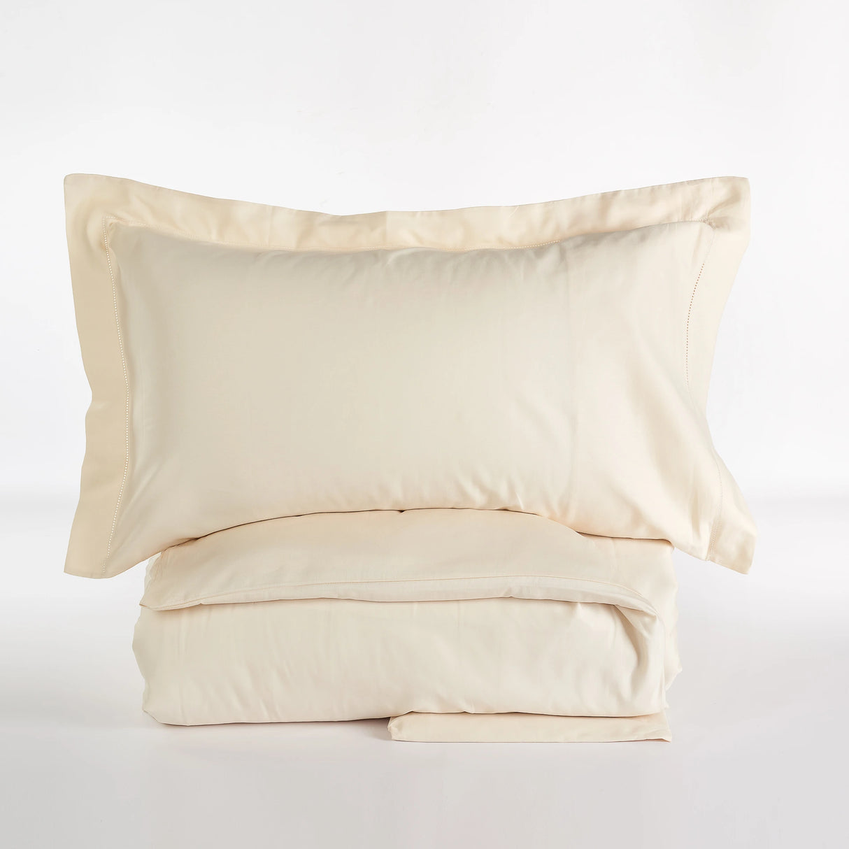 Completo Copripiumino Matrimoniale in Raso di Cotone Chantal – 200 Fili TC – Via Roma 60