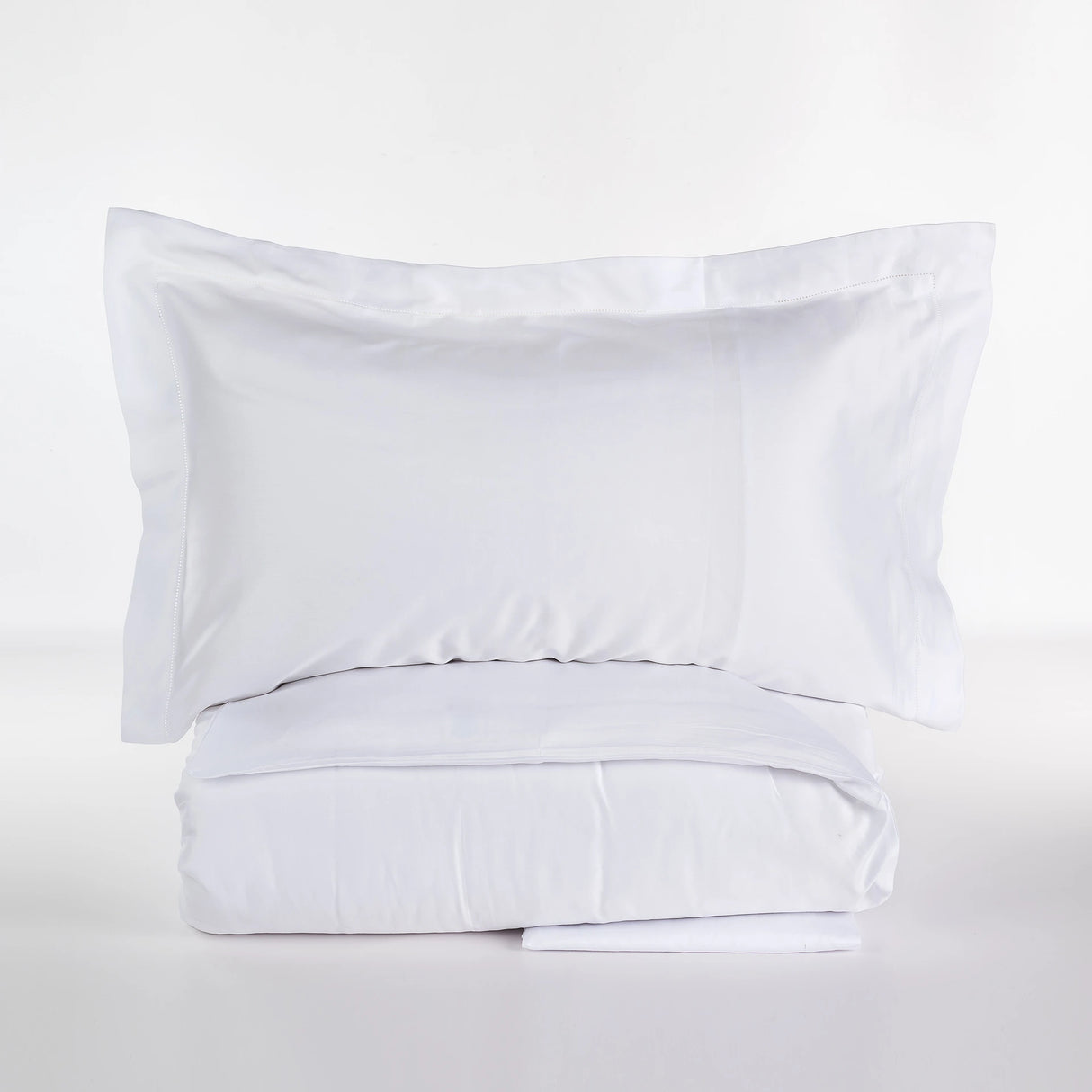 Completo Copripiumino Matrimoniale in Raso di Cotone Chantal – 200 Fili TC – Via Roma 60