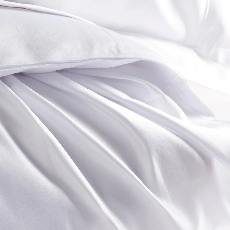 Completo Copripiumino Montecarlo Matrimoniale 1000 TC in Raso di Puro Cotone – Via Roma 60