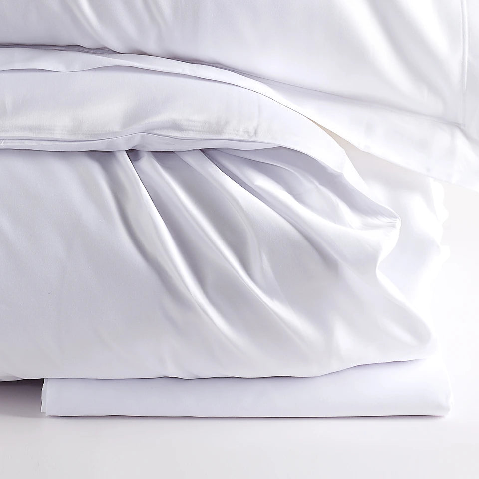 Completo Copripiumino Montecarlo Matrimoniale 1000 TC in Raso di Puro Cotone – Via Roma 60