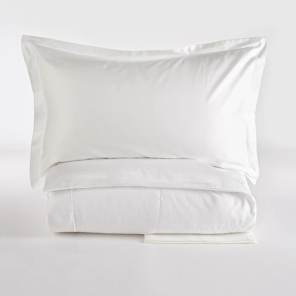 Completo Copripiumino Raso Luxury Matrimoniale 300 TC in Puro Cotone – Via Roma 60