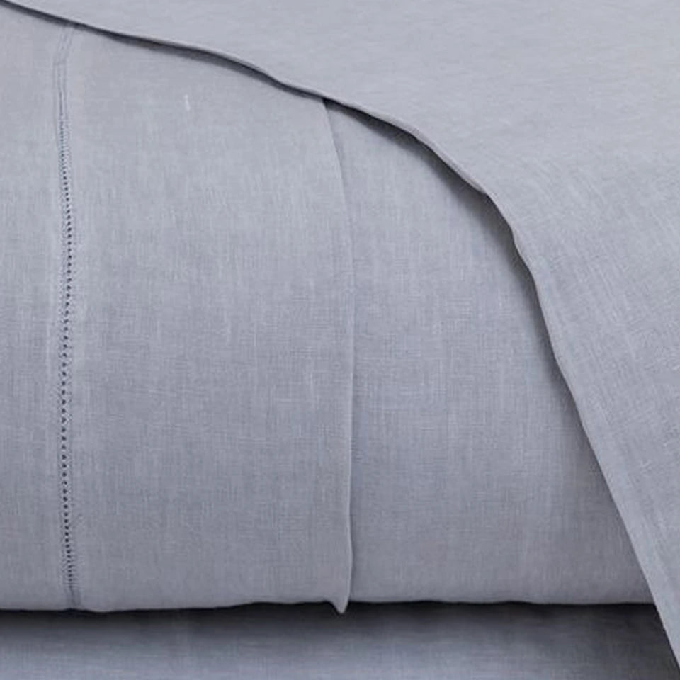 Completo Copripiumino Sharm Matrimoniale in 100% Lino Stone Wash – Via Roma 60