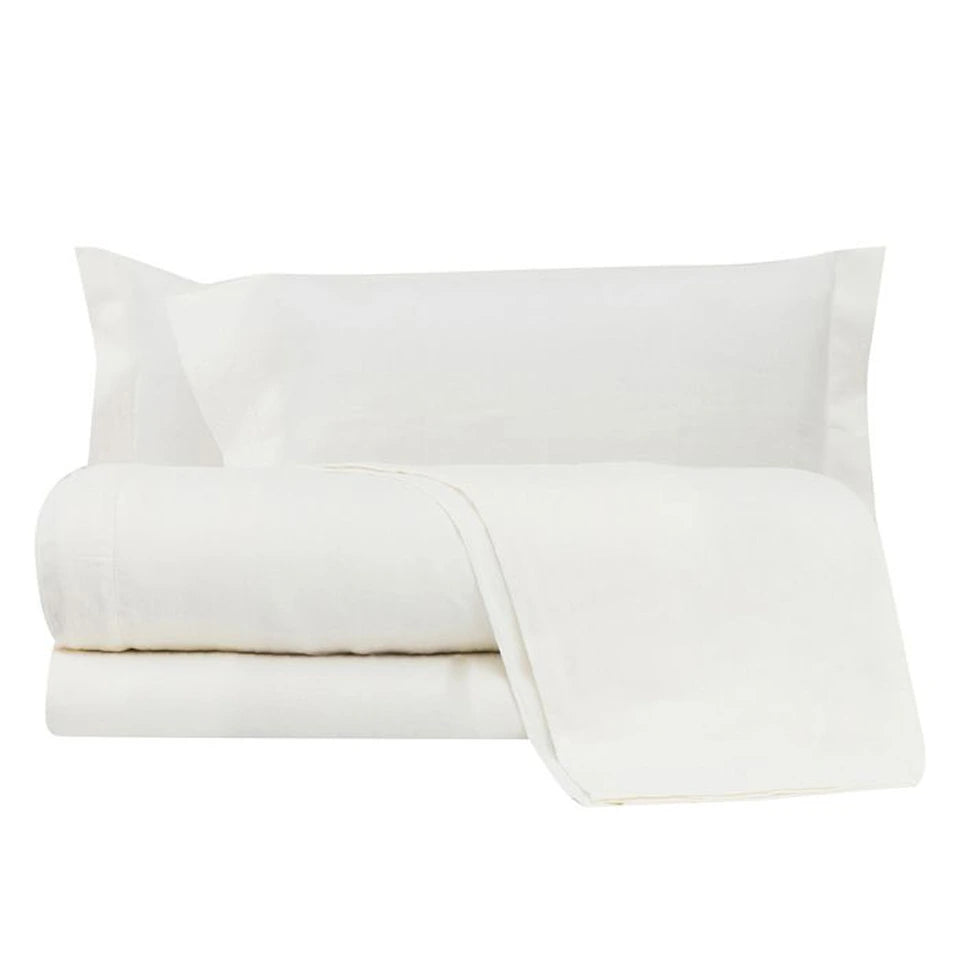 Completo Copripiumino Sharm Matrimoniale in 100% Lino Stone Wash – Via Roma 60