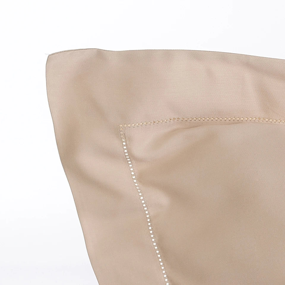 Completo Lenzuola Matrimoniale in Raso di Cotone Chantal – 200 Fili TC – Via Roma 60