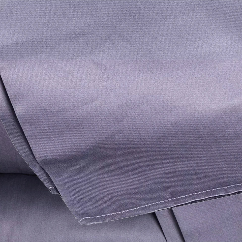 Completo Lenzuola Matrimoniale in Raso di Cotone Chantal – 200 Fili TC – Via Roma 60