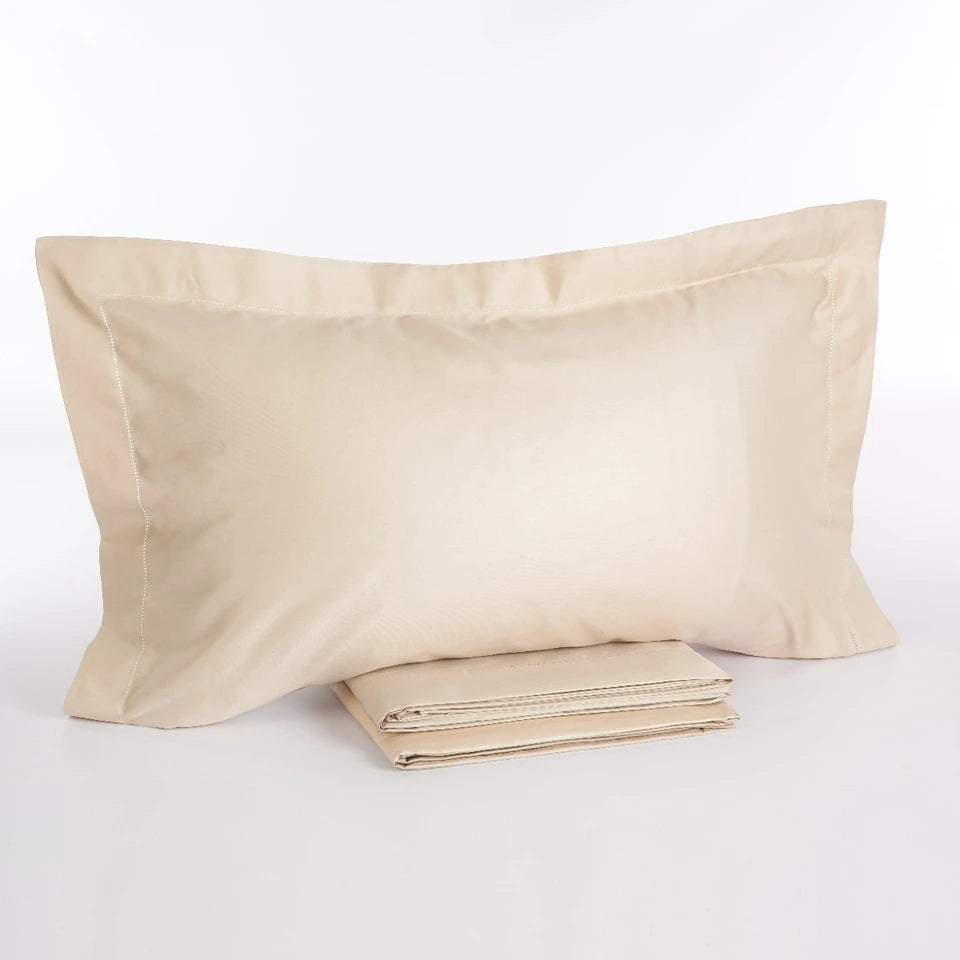 Completo Lenzuola Matrimoniale in Raso di Cotone Chantal – 200 Fili TC – Via Roma 60