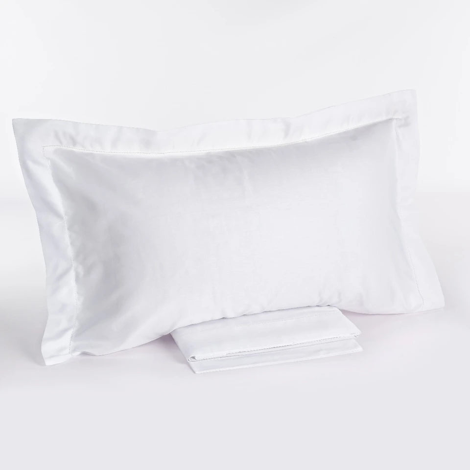 Completo Lenzuola Matrimoniale in Raso di Cotone Chantal – 200 Fili TC – Via Roma 60