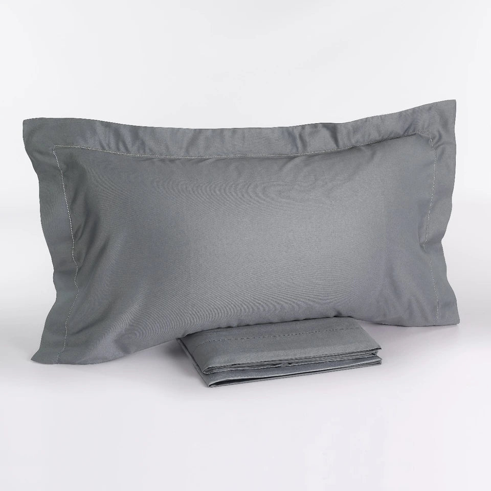 Completo Lenzuola Matrimoniale in Raso di Cotone Chantal – 200 Fili TC – Via Roma 60