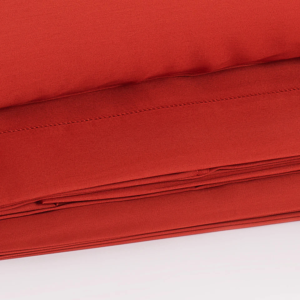 Completo Lenzuola Matrimoniale in Raso di Cotone Chantal – 200 Fili TC – Via Roma 60