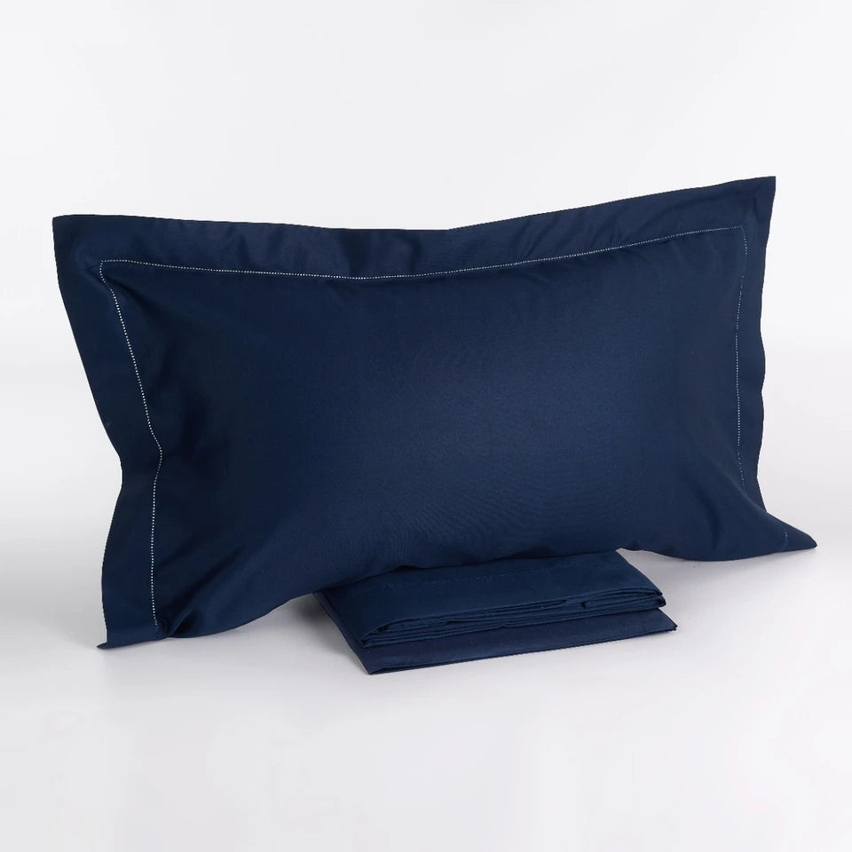 Completo Lenzuola Matrimoniale in Raso di Cotone Chantal – 200 Fili TC – Via Roma 60