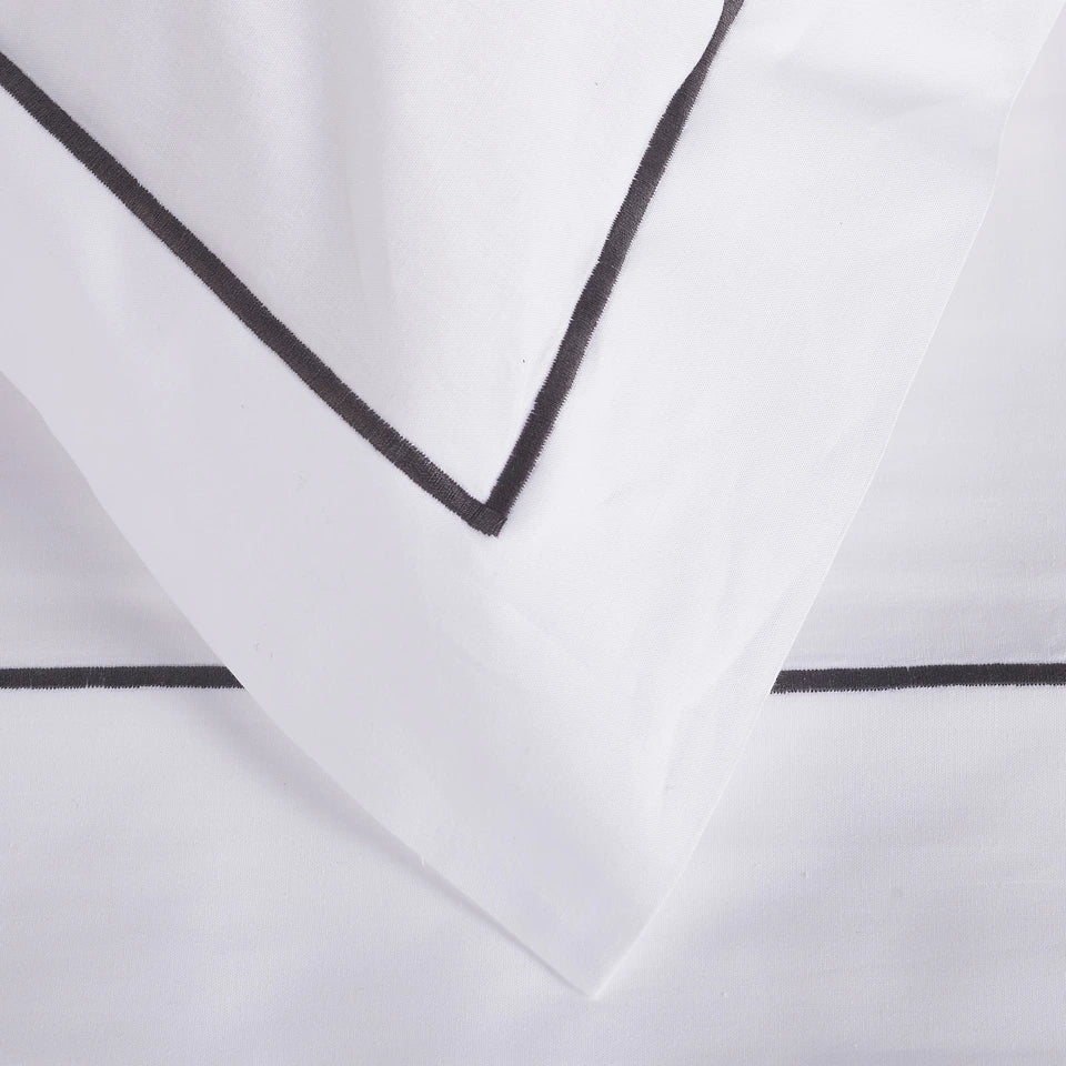 Completo Lenzuola Percalle Luxury Matrimoniale 200 TC in Puro Cotone – Via Roma 60