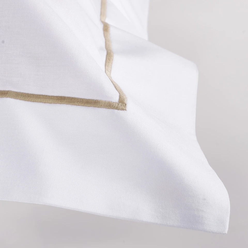 Completo Lenzuola Percalle Luxury Matrimoniale 200 TC in Puro Cotone – Via Roma 60