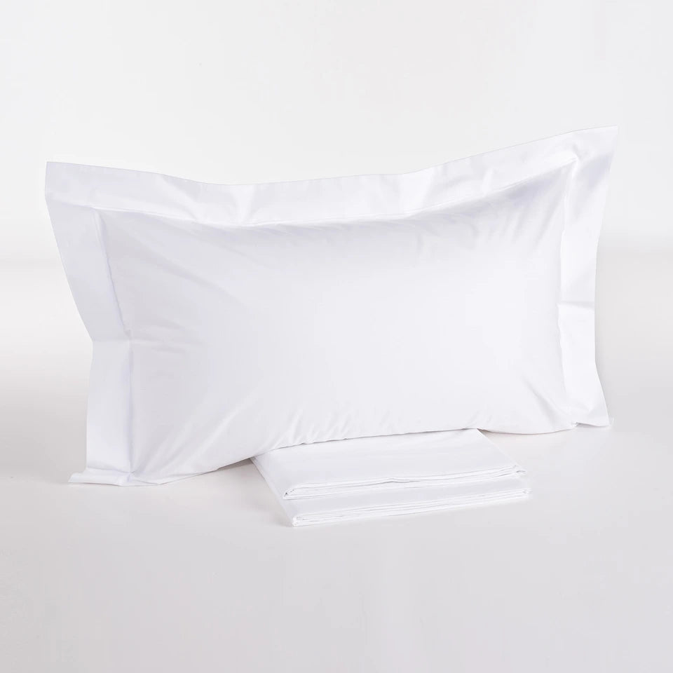 Completo Lenzuola Percalle Luxury Matrimoniale 200 TC in Puro Cotone – Via Roma 60