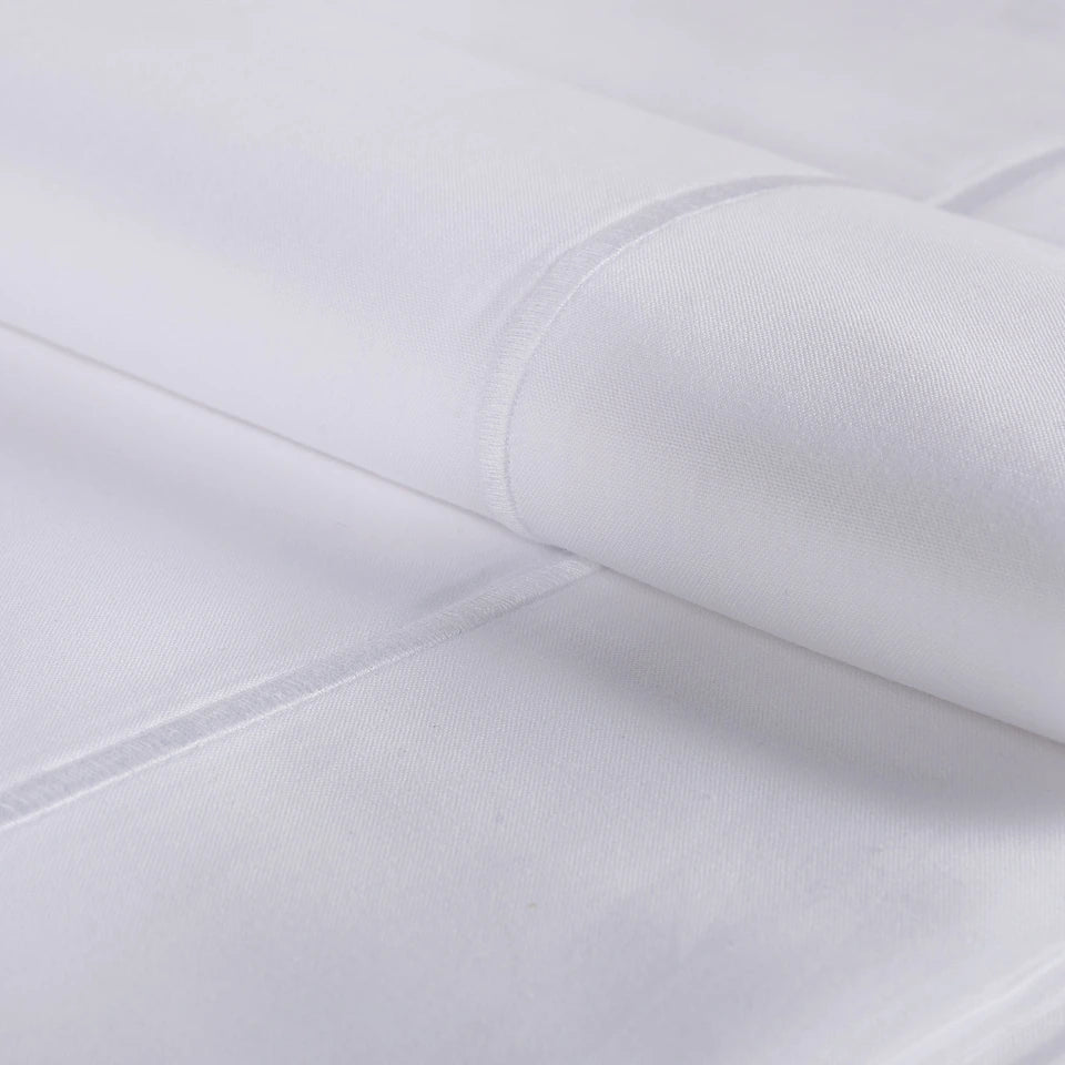 Completo Lenzuola Percalle Luxury Matrimoniale 200 TC in Puro Cotone – Via Roma 60