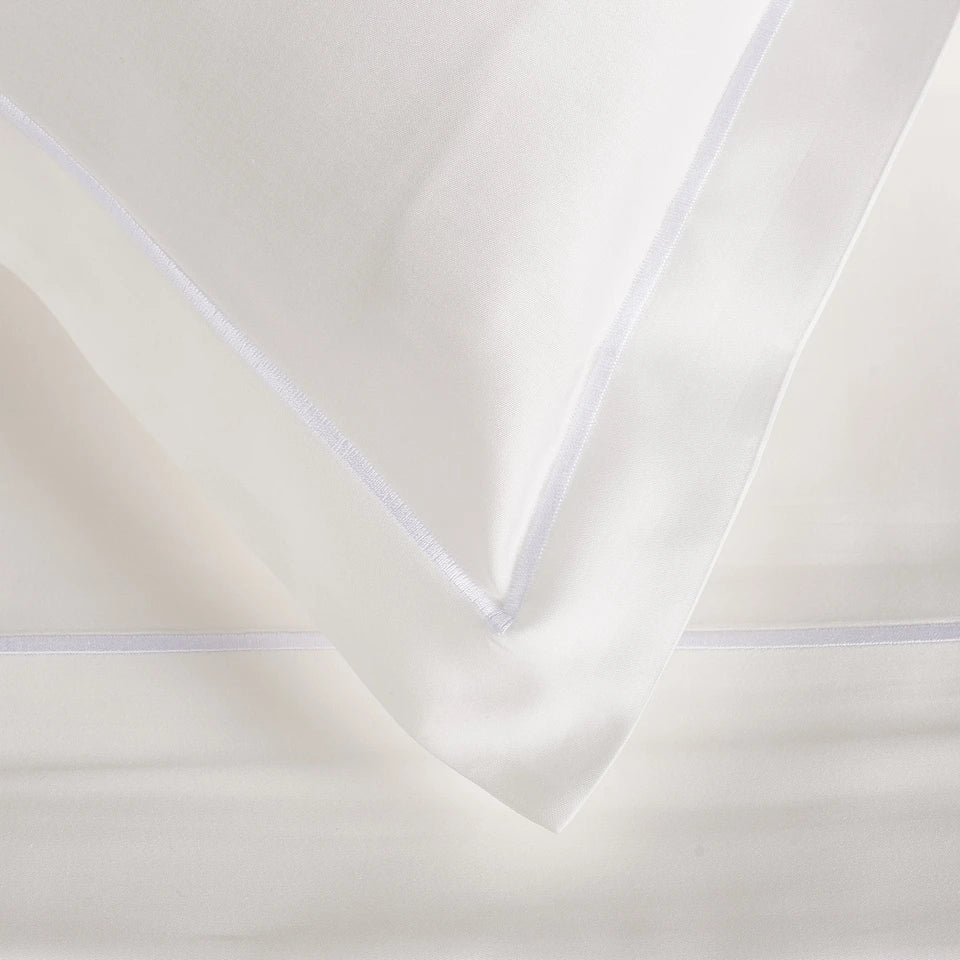 Completo Lenzuola Raso Luxury Matrimoniale 300 TC in Puro Cotone – Via Roma 60