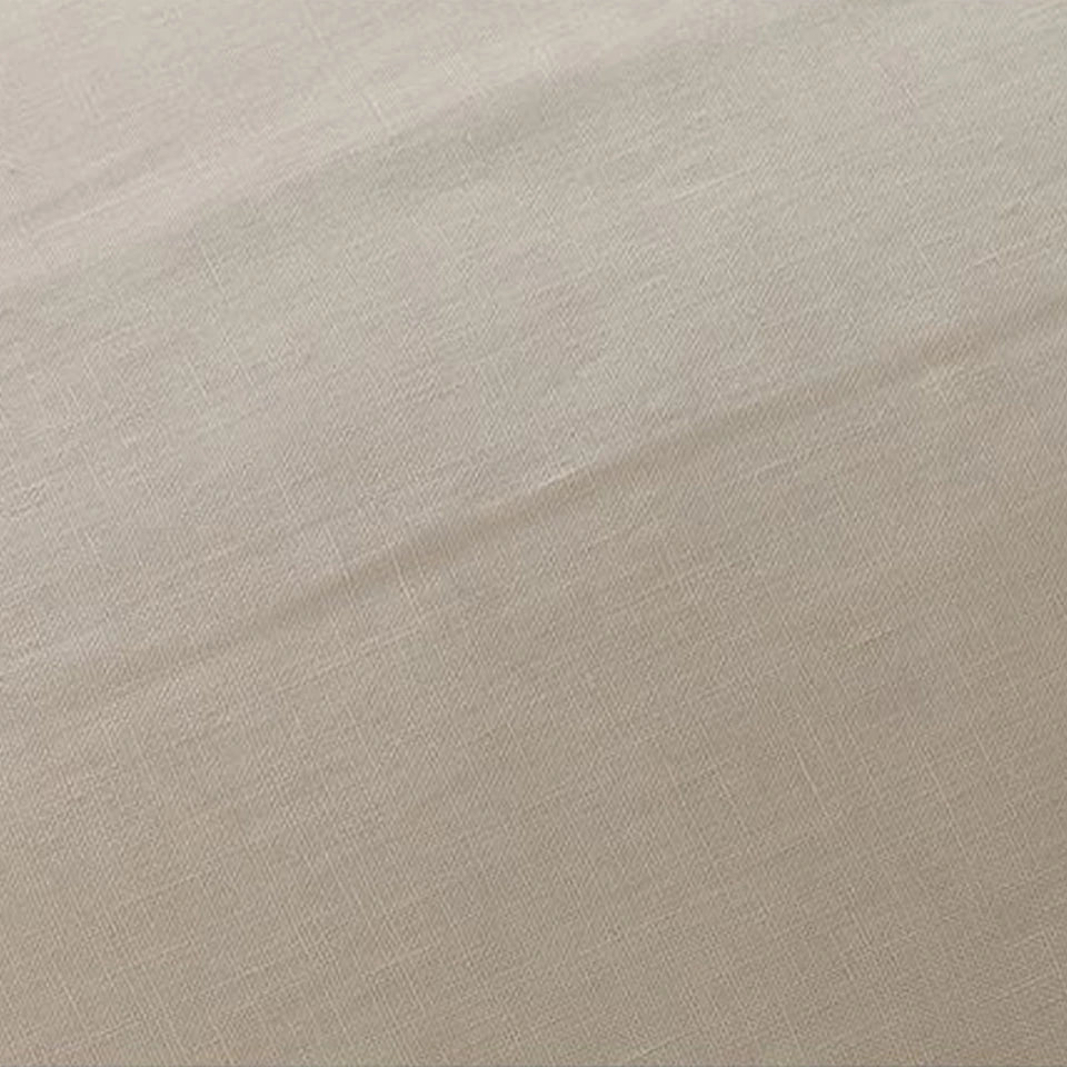 Coppia di Federe Sharm in 100% Lino Stone Wash Colore Sabbia – Via Roma 60