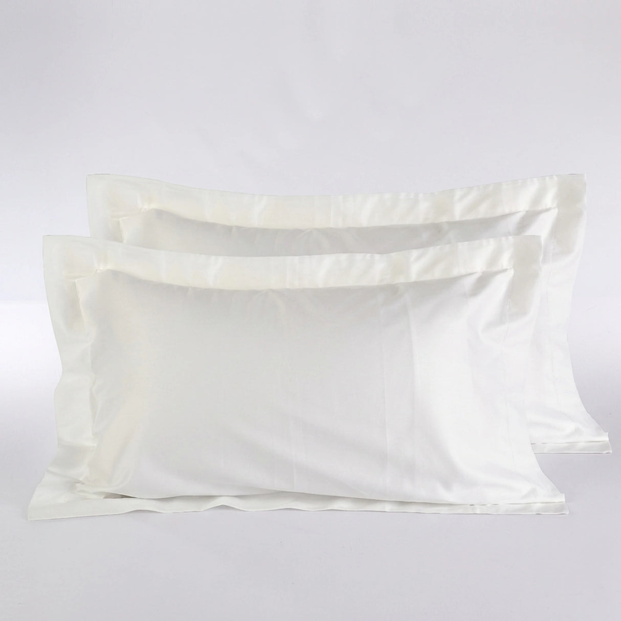 Coppia Federe 4 Volani in Raso di Puro Cotone Tiffany Basic - Via Roma 60