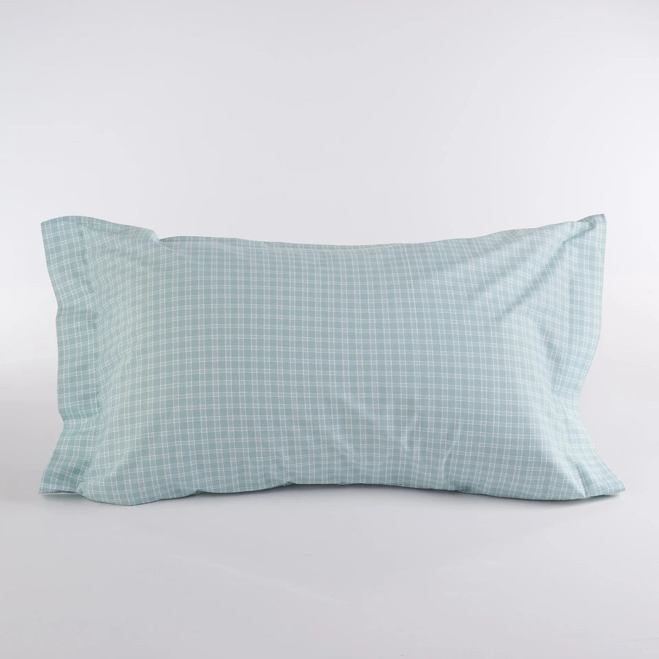 Federa Singola con Volani Oxford Quadrettini 50x80 cm Maè - Via Roma 60