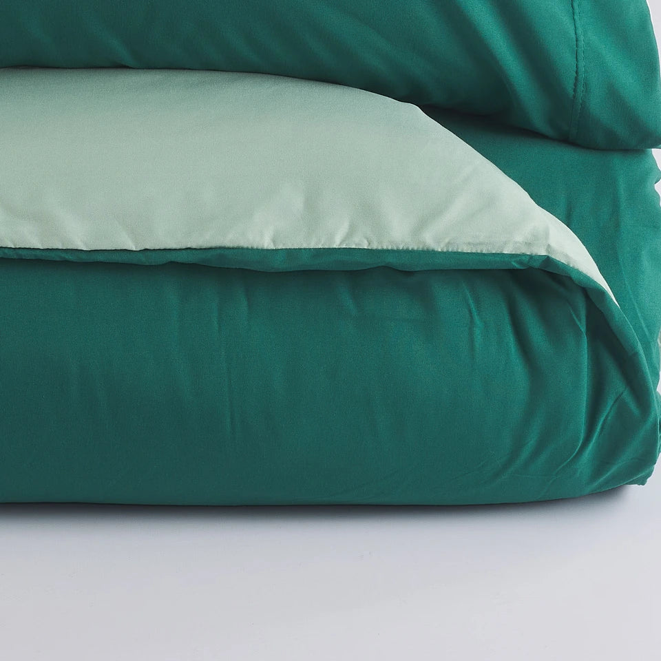 Parure Copripiumino No Stiro Tekno Time® – Tinta Unita Made in Italy - Maè