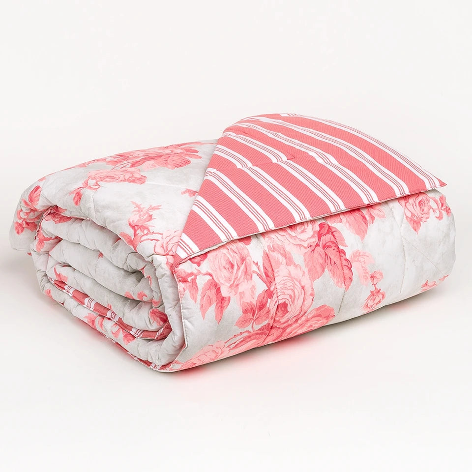 Trapuntella Matrimoniale Oxford Fiore Grande Maè 260x270 – 200 gr Percalle