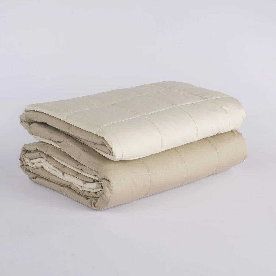 Trapuntino Quilt Double Colorado Tortora in Cotone Percalle – Maè by Via Roma 60