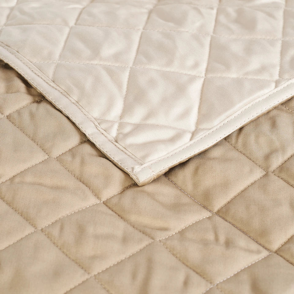 Trapuntino Quilt Double Face Antibes Rombetto Matrimoniale in Raso di Puro Cotone – Via Roma 60