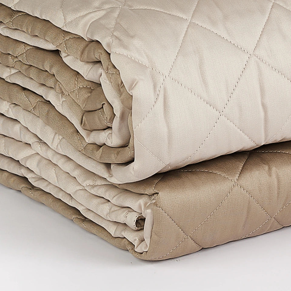 Trapuntino Quilt Double Face Antibes Rombetto Matrimoniale in Raso di Puro Cotone – Via Roma 60