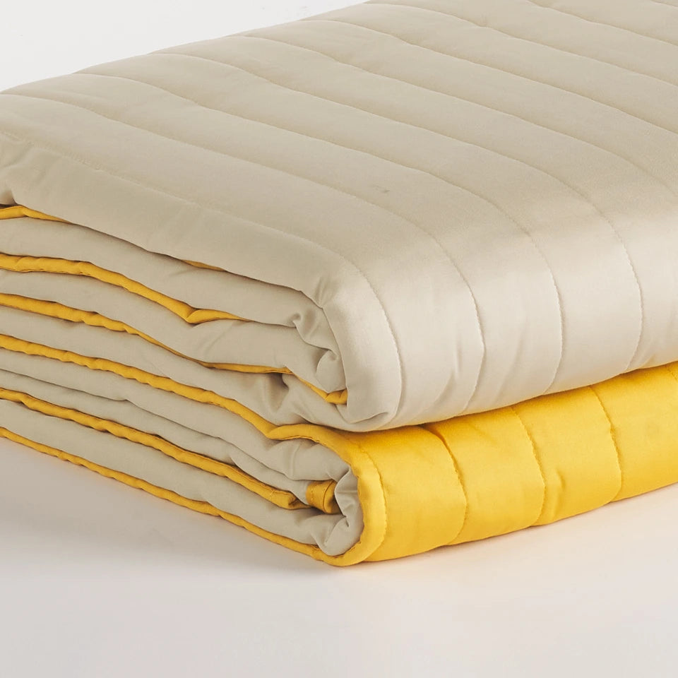 Trapuntino Quilt Double Face Antibes Matrimoniale in Raso di Puro Cotone 200 TC – Via Roma 60