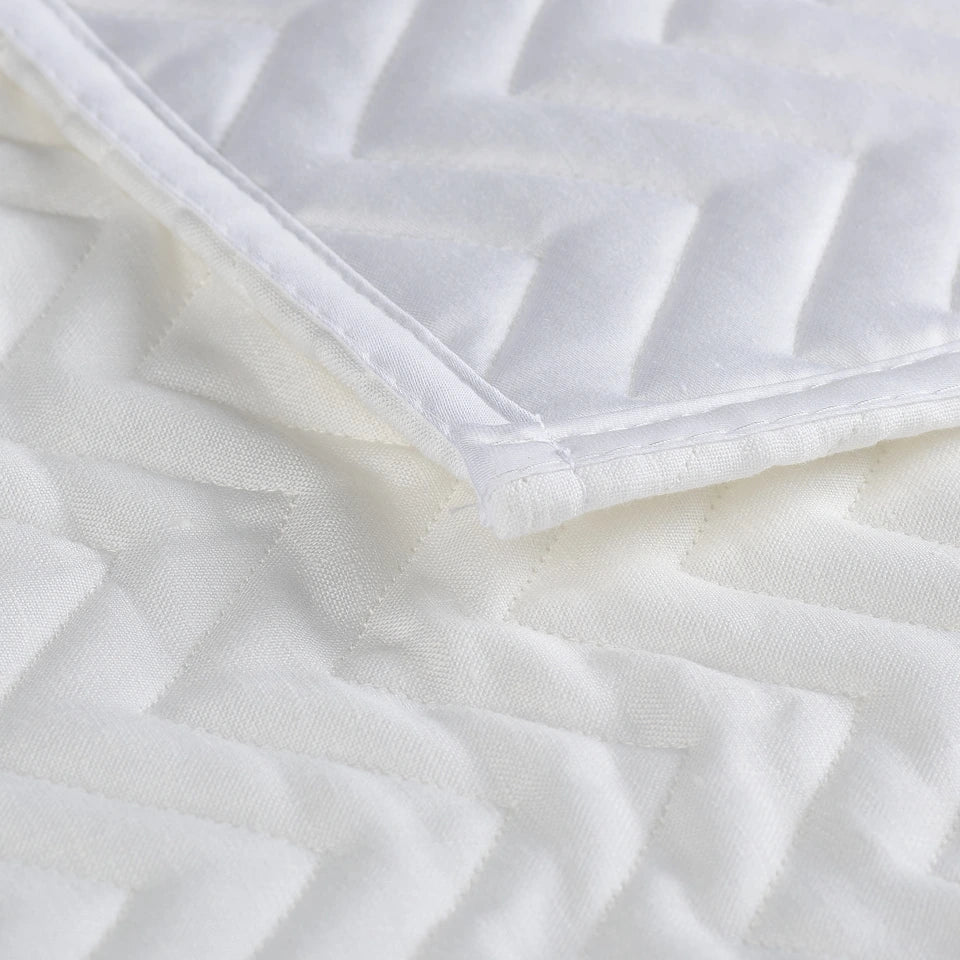 Trapuntino Quilt Sharm Matrimoniale in 100% Lino Stone Wash – Via Roma 60