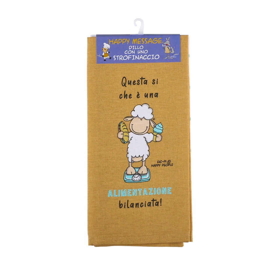 Coppia strofinacci Bilanciata- Happy People