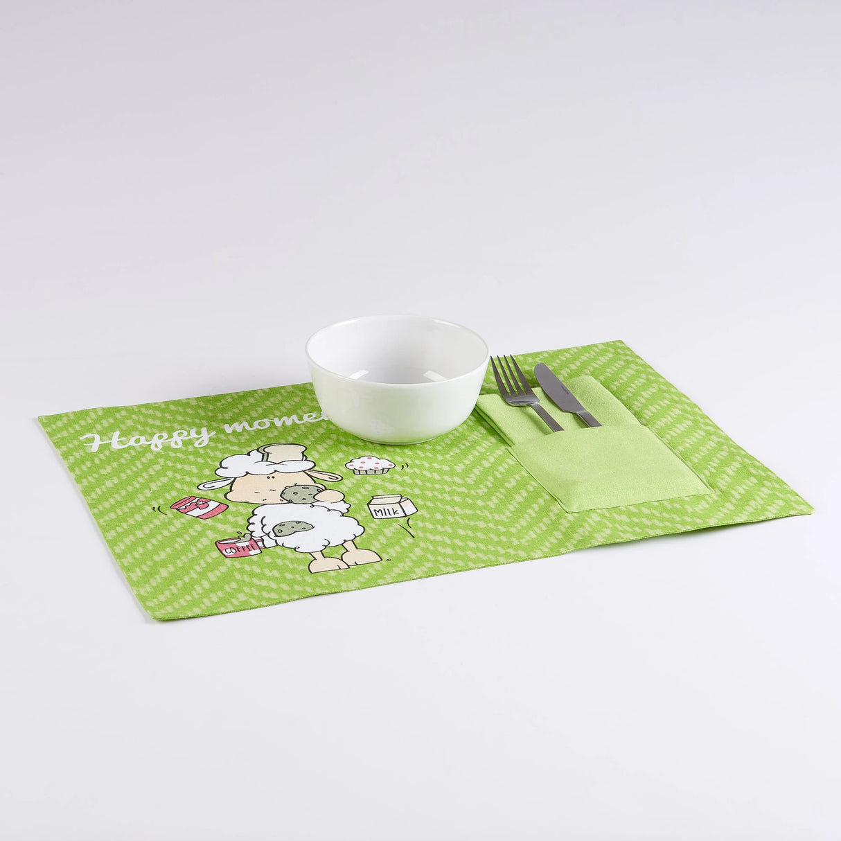 Set Colazione Tovaglietta + Tovagliolo "Happy Moments" - Happy People