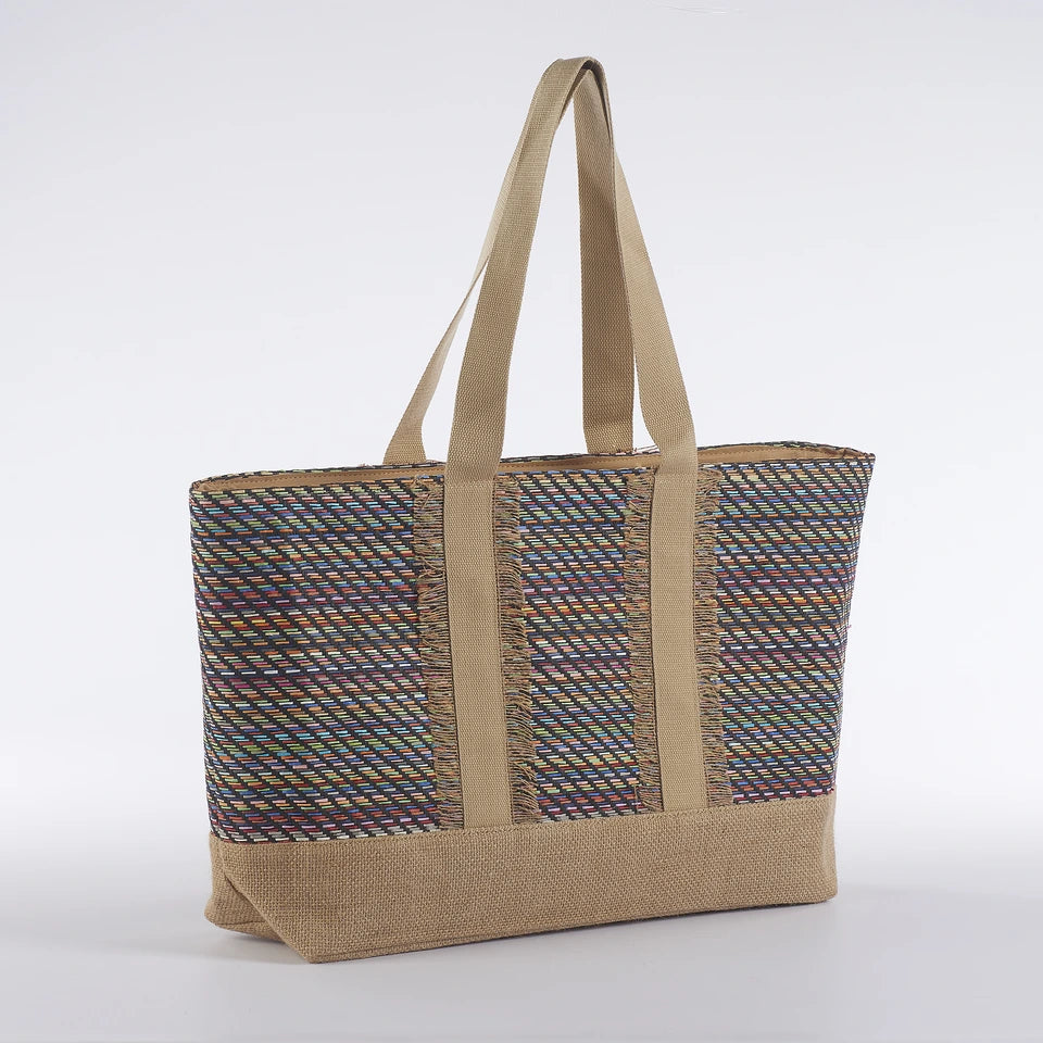 Borsa Mare Agadir Con Zip e Tasca Interna Maè - Via Roma 60