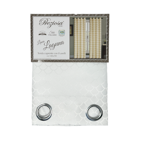 Tenda LAGUNA conchiglia 140x290 by Preziosa Home