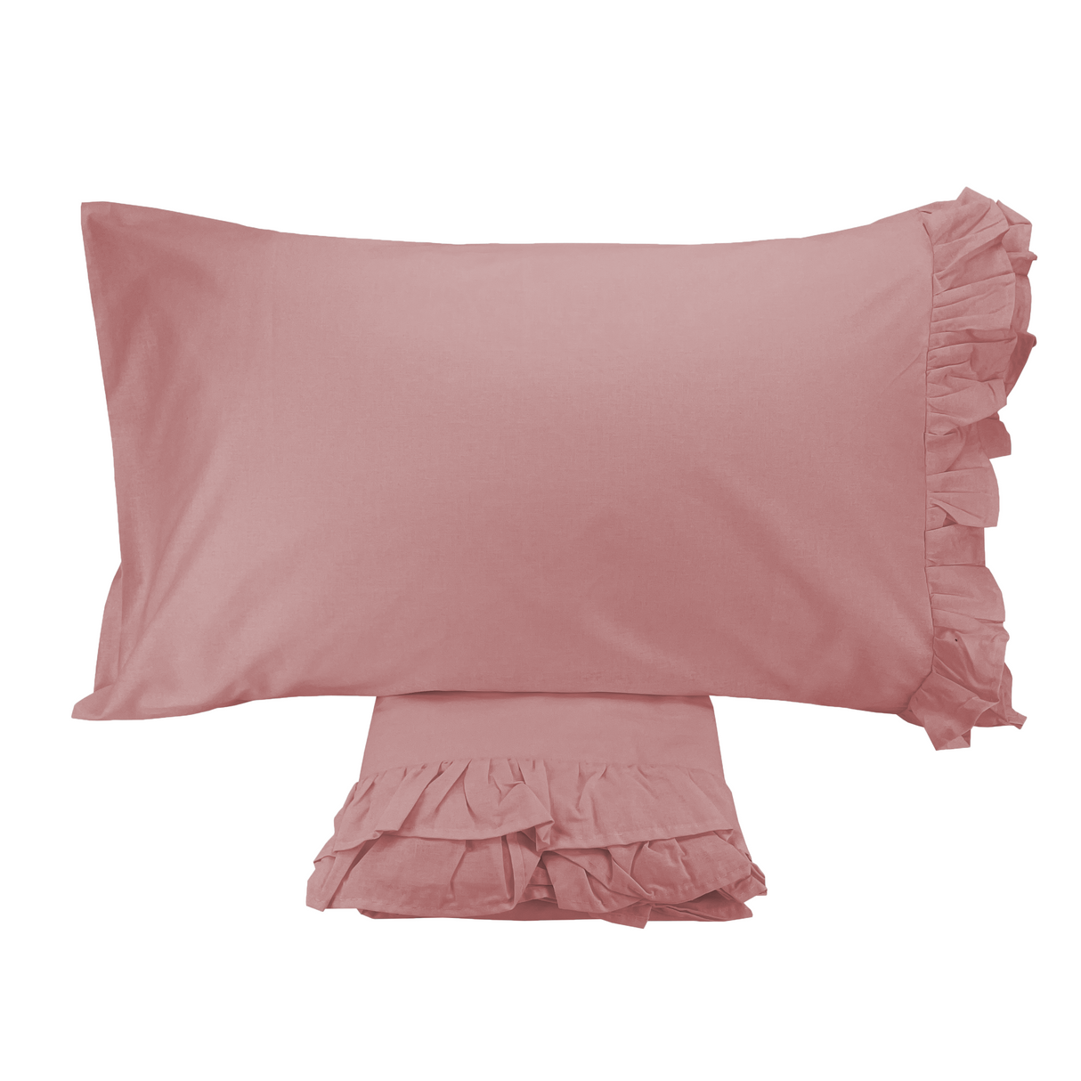 Completo Letto BRIGITTE con Rouches – L’Atelier 17 | Singolo, 1 Piazza e Mezza, Matrimoniale