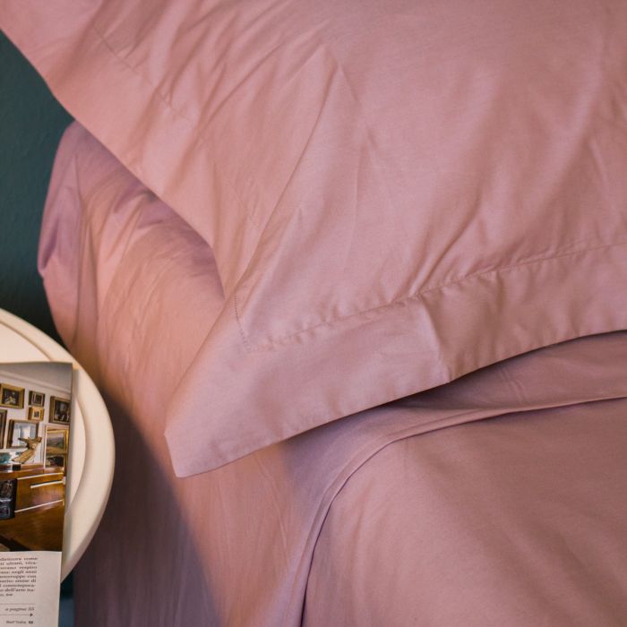 Completo Lenzuola Percalle 2 Posti 3 Volani by Mastri Cotonieri Home