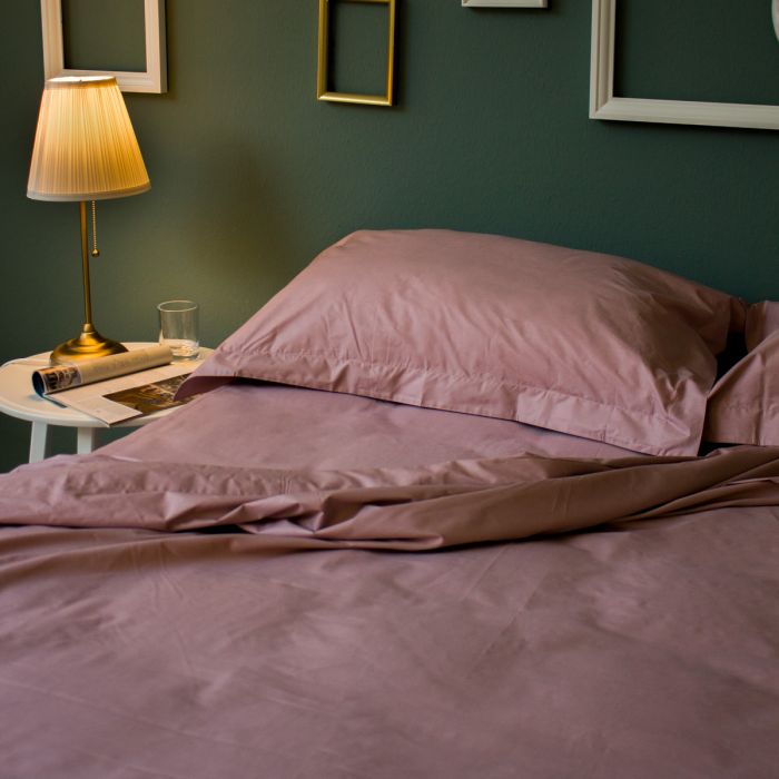 Completo Lenzuola Percalle 2 Posti 3 Volani by Mastri Cotonieri Home